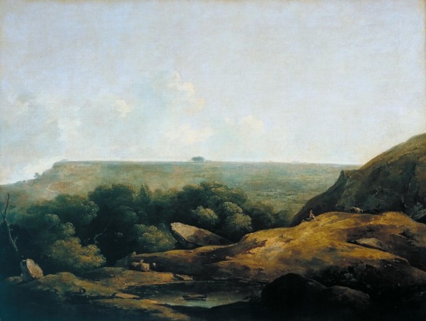 Landscape, near Bath by Julius Caesar Ibbetson